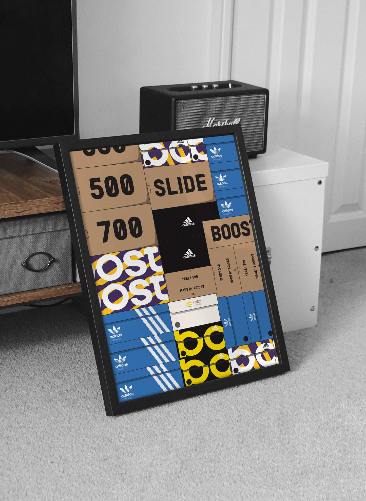 Adidas Sneaker Box Collage