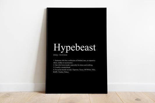 Hypebeast Definition Black