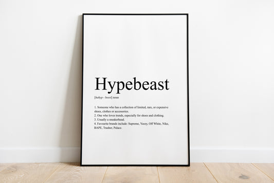 Hypebeast Definition White