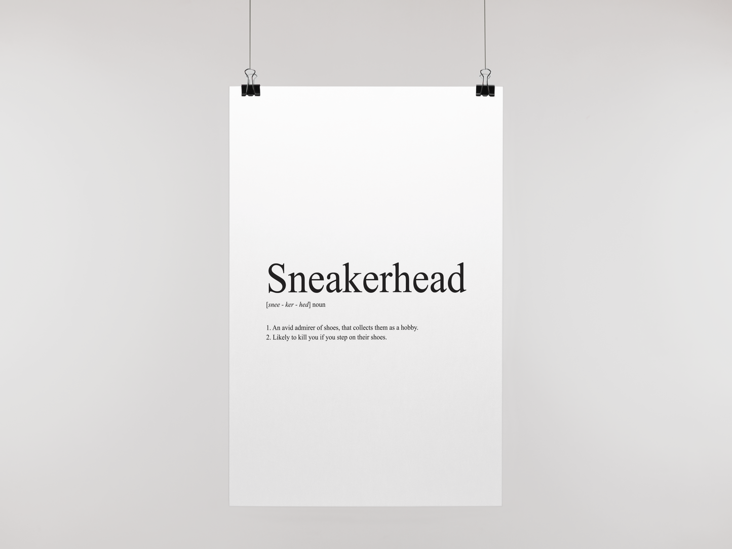Sneakerhead Definition White