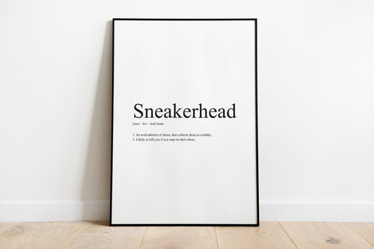 Sneakerhead Definition White